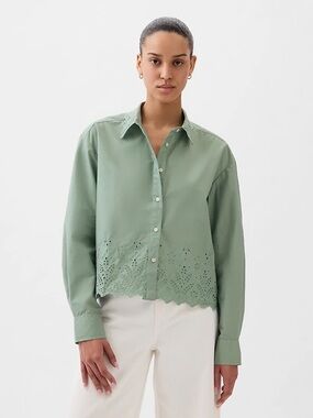 Gap Eyelet Shirt Small